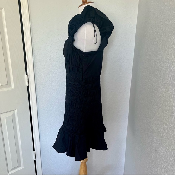 Endless Rose Ruffle Sleeve Black Mini Dress Size Medium - Picture 7 of 13